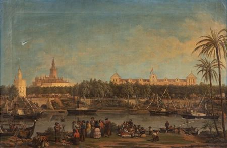 Sample artwork by Joaquin Dominguez Becquer (1817 - 1879), known for painting, teaching - View similar artists and auction records