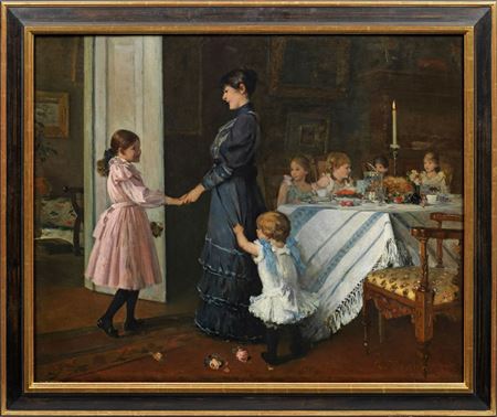 "The first anniversary" by Georg Tyrahn - Auction record, sale price, and art valuation. Compare with similar artists and explore comparable artworks.