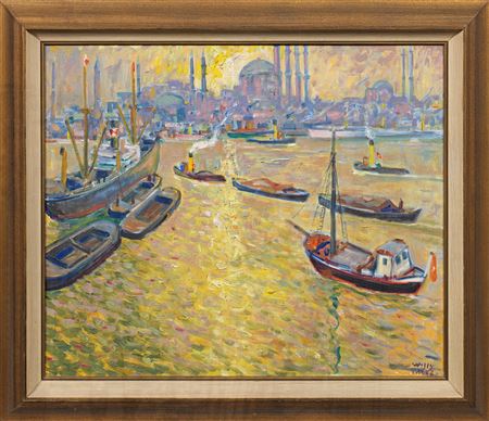 Istanbul at sunset by Willy Menz - Auction record, sale price, and art valuation. Compare with similar artists and explore comparable artworks.