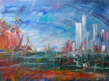 Sample artwork by Konrad Zuse (1910 - 1995), known for painting - View similar artists and auction records