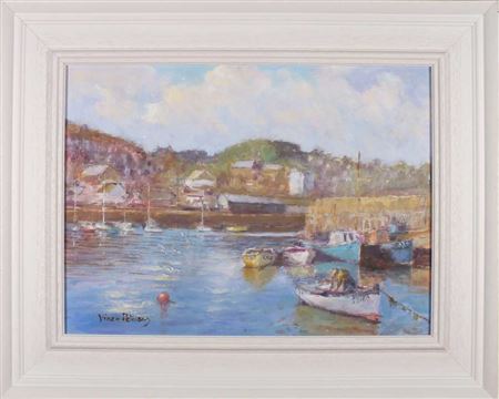 Old Harbour Newlyn - Returning from Fishing