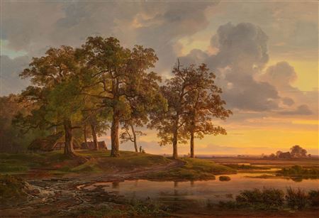 Sample artwork by Christian Morgenstern (1805 - 1867), known for landscape painting - View similar artists and auction records