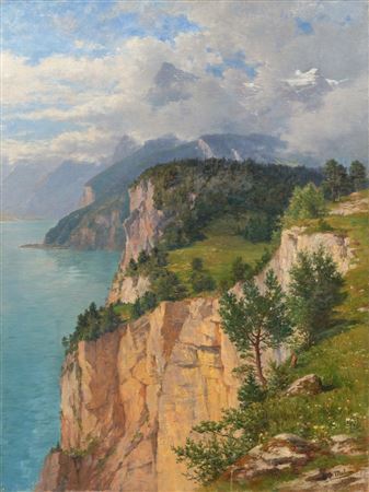 Sample artwork by Jost Muheim (1837 - 1919), known for painting and sculpture - View similar artists and auction records