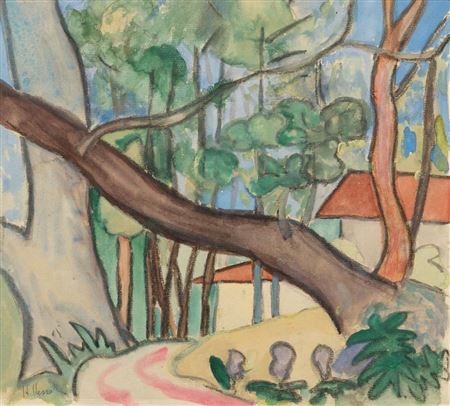 House in the woods. 1922.