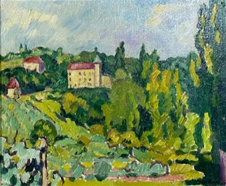 Landscape at the Castle, circa 1924