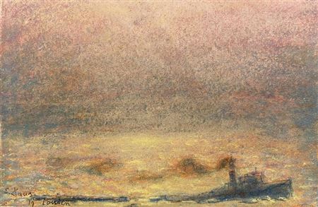 Boat on the river, 1919