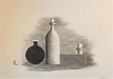 Still life with bottles, 2016