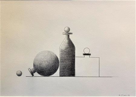 Still life with bottles, 2016