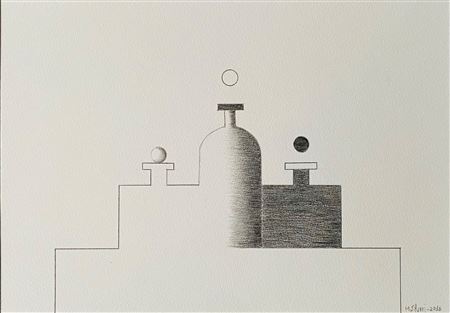 Still life with bottles, 2016 by Massimo Silveri - Auction record, sale price, and art valuation. Compare with similar artists and explore comparable artworks.
