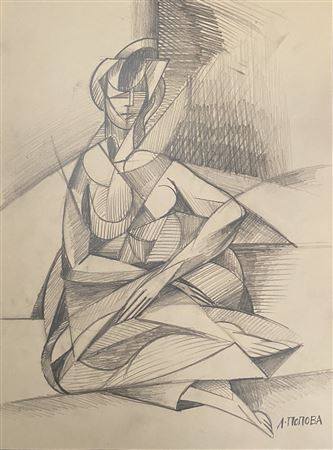 Cubist figure