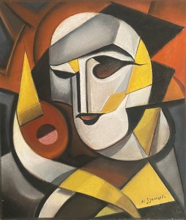 Cubist figure