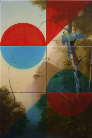 Landscape with Macaw 2019