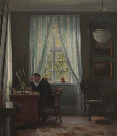 Portrait of the Artist's Father, Eggert Christopher Achen 1905