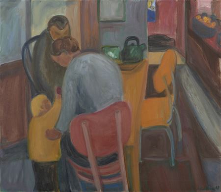 Sample artwork by Sarah Faulkner (Born 1959), known for painting - View similar artists and auction records