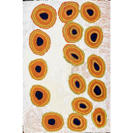 Mulupuku 2008 by Bai Bai (Pai Pai Bye Bye) Napangarti - Auction record, sale price, and art valuation. Compare with similar artists and explore comparable artworks.