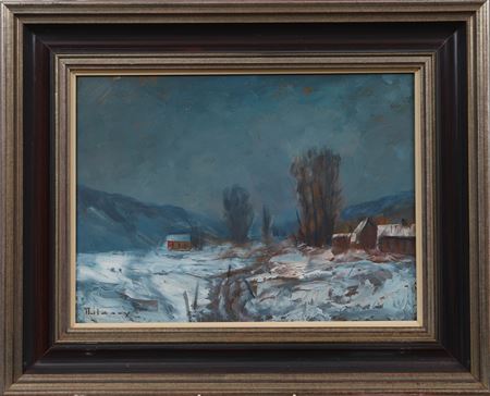 Snowy countryside