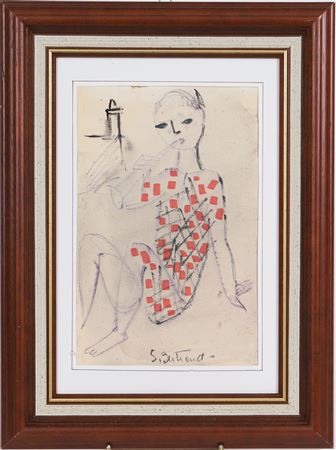 "Young girl with a flute"