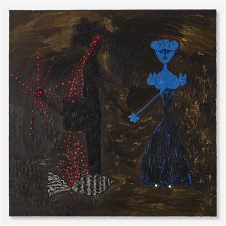 Self Portrait with Blue Countess