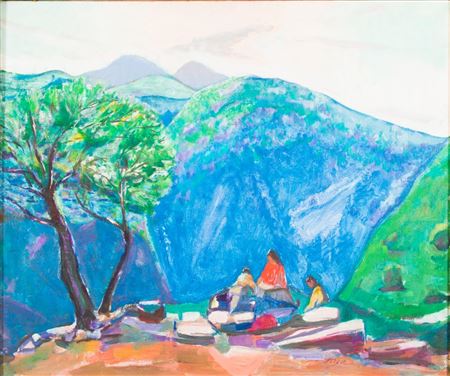 Rest in the mountains