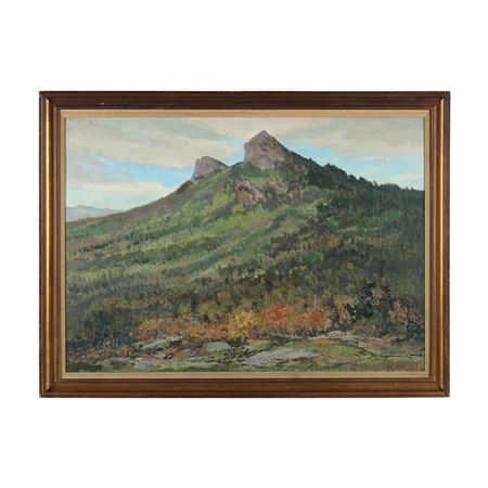 Grandfather Mountain by Philip Moose - Auction record, sale price, and art valuation. Compare with similar artists and explore comparable artworks.