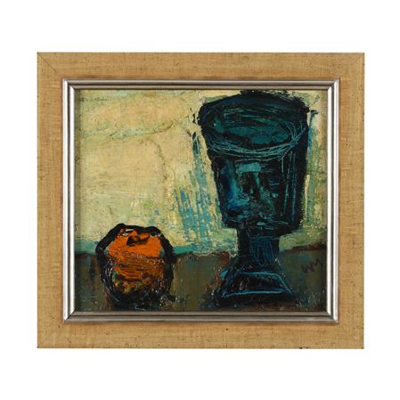 Still Life with Orange and Goblet