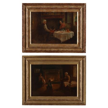 Interior Genre Scenes (two works)