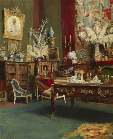 The Master's Studio in Weimar by Fritz Schennis - Auction record, sale price, and art valuation. Compare with similar artists and explore comparable artworks.