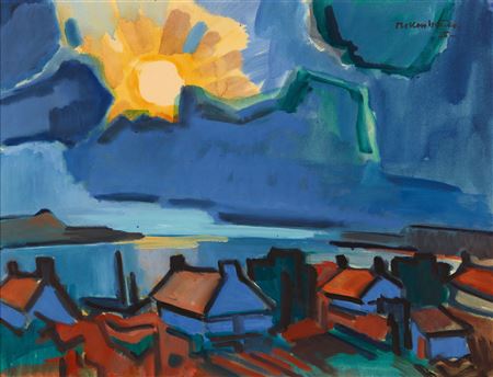 Morning in Nidden II by Ernst Mollenhauer - Auction record, sale price, and art valuation. Compare with similar artists and explore comparable artworks.