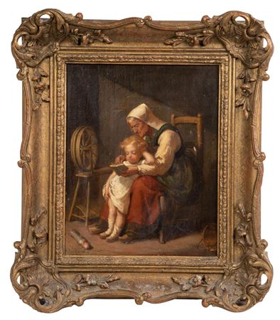 A grandmother and grandchild