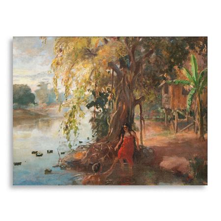 Sample artwork by Guillermo Estrella Tolentino (1890 - 1976), known for portrait sculpture, commemorative, public art - View similar artists and auction records