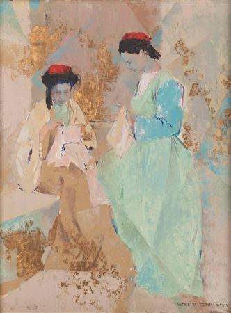 Women in an Interior