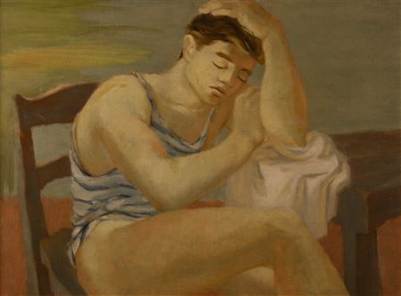 Young Man with a Striped Shirt