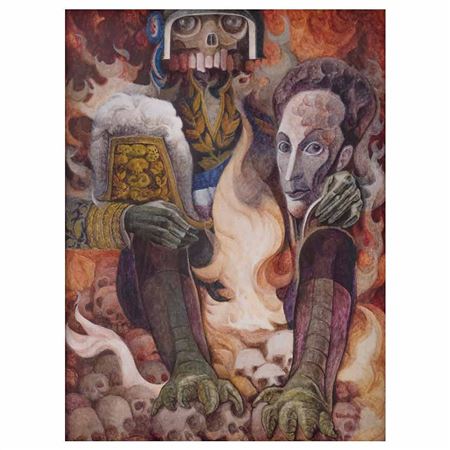 Sample artwork by Daniel Ponce Montuy (- 2005), known for mural and easel painting - View similar artists and auction records