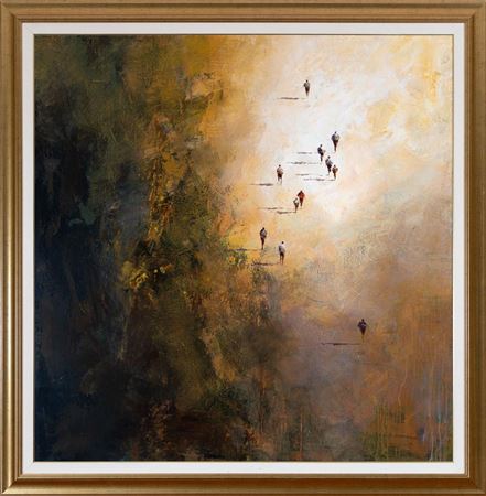 Figures on the beach by Mel Brigg - Auction record, sale price, and art valuation. Compare with similar artists and explore comparable artworks.