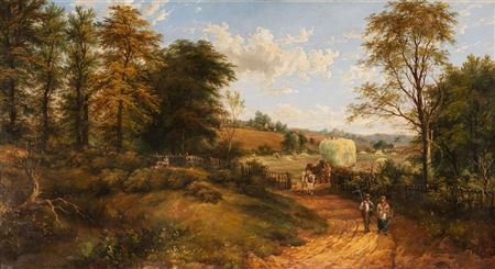 Untitled (Harvest landscape)