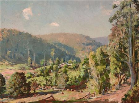 Cattle Grazing Yarramalong Valley, 1940
