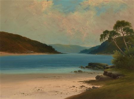 Middle Harbour by Percy Campbell - Auction record, sale price, and art valuation. Compare with similar artists and explore comparable artworks.
