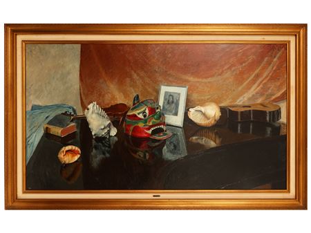 Still life - Composition of the Forties by Paulo Ghiglia - Auction record, sale price, and art valuation. Compare with similar artists and explore comparable artworks.