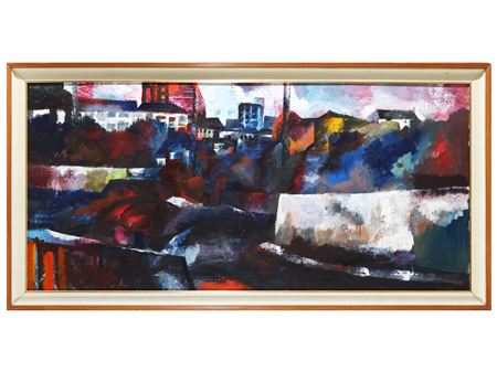 Città 1959 by Fernando Farulli - Auction record, sale price, and art valuation. Compare with similar artists and explore comparable artworks.