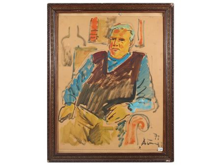Figure 1971 by Avgust Cernigoj - Auction record, sale price, and art valuation. Compare with similar artists and explore comparable artworks.
