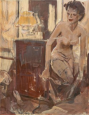 Dame beim Ankleiden by Kurt Heiligenstadt - Auction record, sale price, and art valuation. Compare with similar artists and explore comparable artworks.