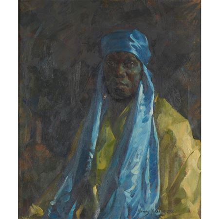 THE BLUE HEADDRESS