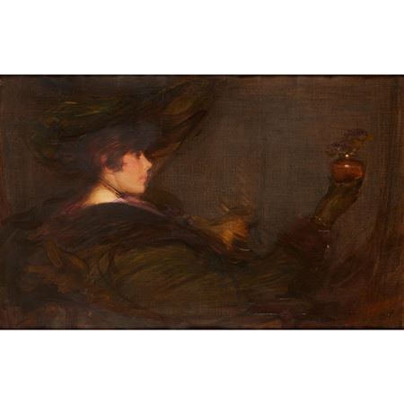 Sample artwork by Robert Brough (1872 - 1905), known for engraving; figure painting; portrait painter; political cartoonist - View similar artists and auction records