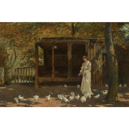 FEEDING PIGEONS