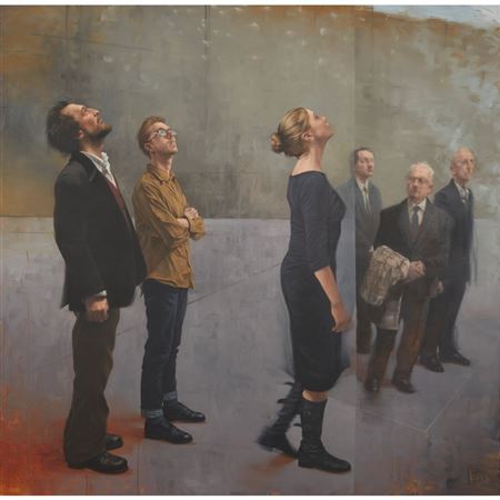 Sample artwork by Graeme Wilcox (Born 1967), known for figurative painting - View similar artists and auction records