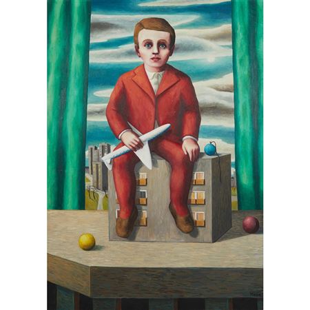 Sample artwork by David Hosie (Born 1962), known for painting - View similar artists and auction records