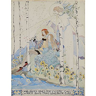 'AND PISCES GIVES THE MYSTIC CALL'