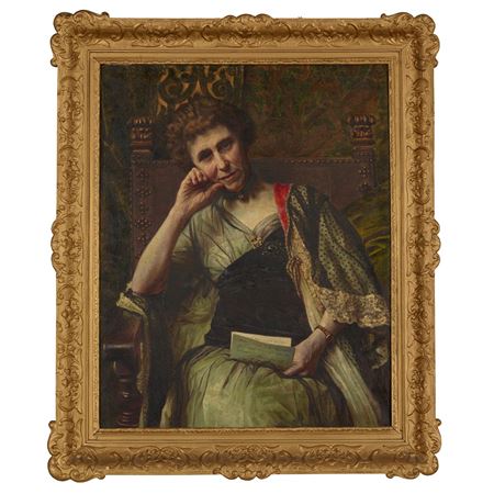 HALF LENGTH PORTRAIT OF MONA CAIRD by Angelo Garino - Auction record, sale price, and art valuation. Compare with similar artists and explore comparable artworks.