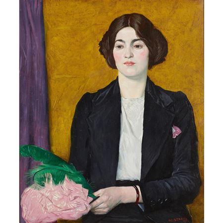 GIRL WITH FAN