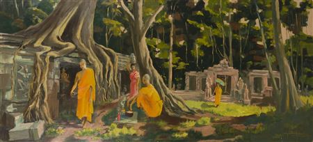 Sample artwork by Roger Baudry (1908 - 1981), known for painting - View similar artists and auction records
